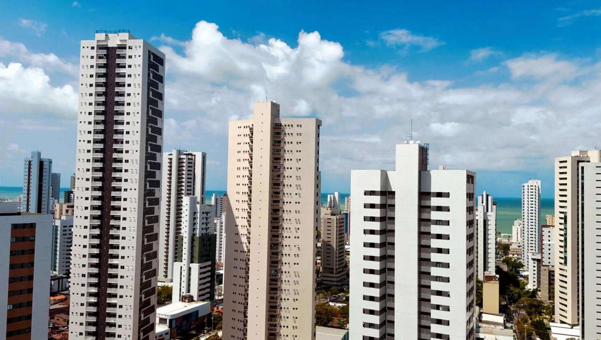 Flat Piscina No Rooftop Aluguel Temporada Em Récife Extérieur photo